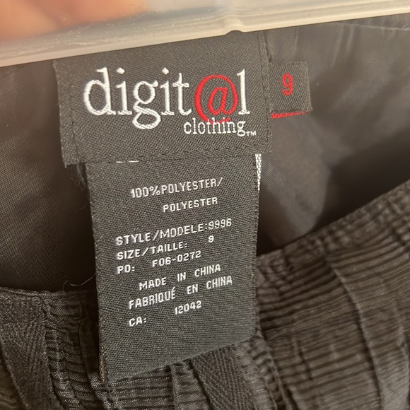 Formal Asymmetrical Black Flounced Skirt - Picture 4 of 4